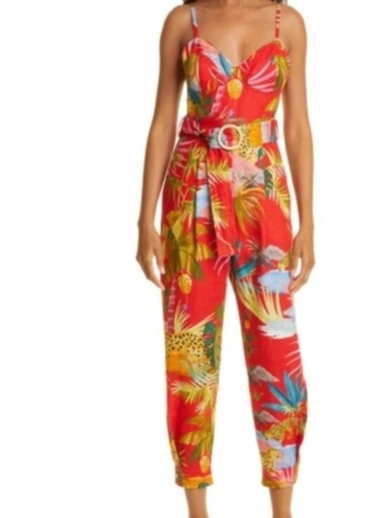 FARM Rio Pants - FARM Rio Tropical Jungle Jumpsuit